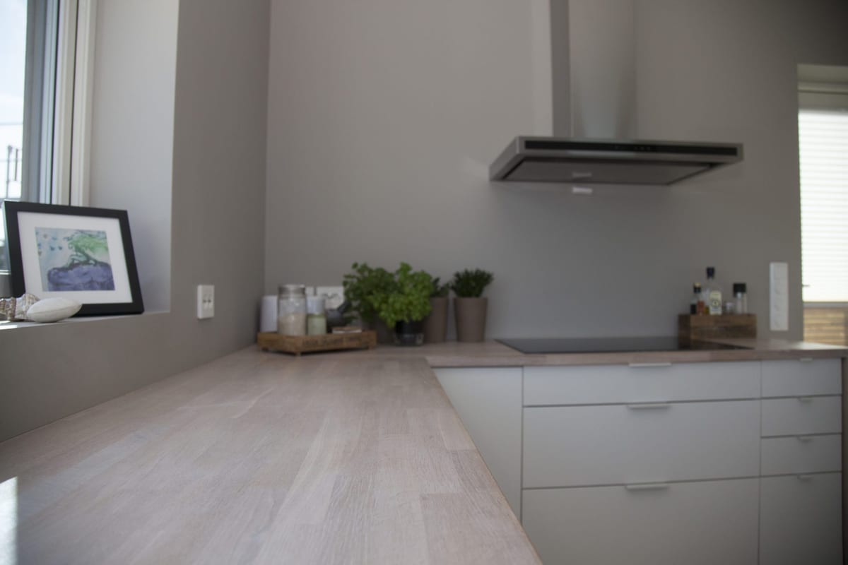 Lyst kjøkken i nytt hus